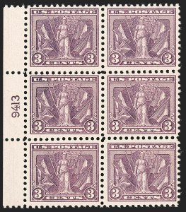 Sale 1227, Lot 3143, The Dr. Bernard S. Yudowitz Collection of Plate Blocks (Scott 432-834)
