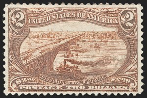 Sale 1227, Lot 3187, 1898 Trans-Mississippi Issue (Scott 285-293), $2.00 Trans-Mississippi (293) Sale 1227, Lot 3187, 1898 Trans-Mississippi Issue (Scott 285-293)