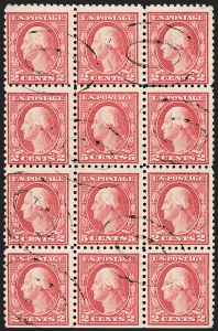 Sale 1227, Lot 3443, 1916-17 Washington-Franklin Issues (Scott 462-480)