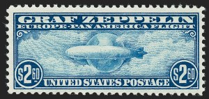 Sale 1227, Lot 3610, Air Post, $2.60 Graf Zeppelin (C15) Sale 1227, Lot 3610, Air Post