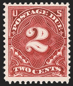 Sale 1227, Lot 3660, Postage Due, 2c Vermilion (J30) Sale 1227, Lot 3660, Postage Due