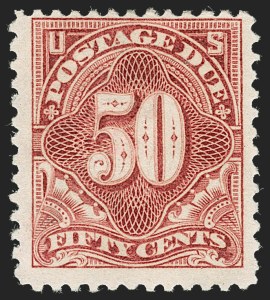 Sale 1227, Lot 3664, Postage Due, 50c Deep Claret (J37) Sale 1227, Lot 3664, Postage Due
