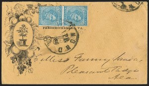 Sale 1230, Lot 1545, Confederate General Issues and Covers, College Covers