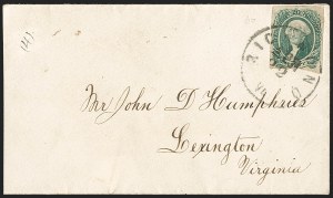 Sale 1230, Lot 1561, Confederate General Issues and Covers, College Covers