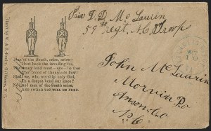Sale 1230, Lot 1584, Confederate Patriotic Covers