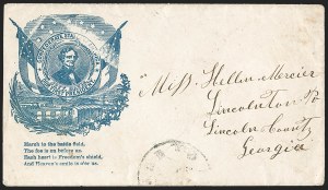 Sale 1230, Lot 1590, Confederate Patriotic Covers