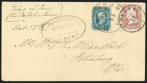 Sale 1230, Lot 1601, Civil War Prisoner-of-War Mail