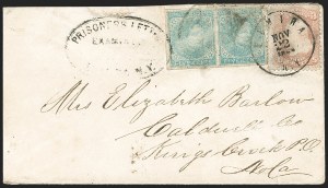 Sale 1230, Lot 1602, Civil War Prisoner-of-War Mail