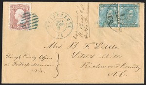 Sale 1230, Lot 1609, Civil War Prisoner-of-War Mail
