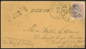 Sale 1230, Lot 1614, Civil War Prisoner-of-War Mail