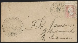 Sale 1230, Lot 1615, Civil War Prisoner-of-War Mail