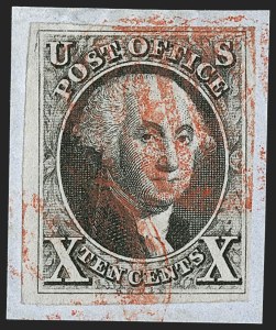Sale 1230, Lot 1698, 1847 Issue (Scott 1-2)