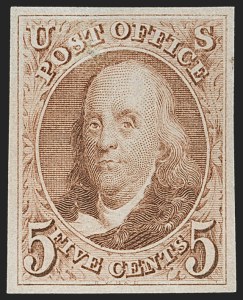 Sale 1230, Lot 1706, 1875 Reproduction of 1847 Issue (Scott 3-4)