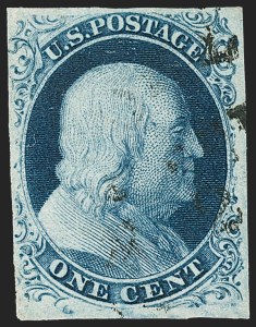 Sale 1230, Lot 1718, 1851-56 Issue (Scott 5-17)