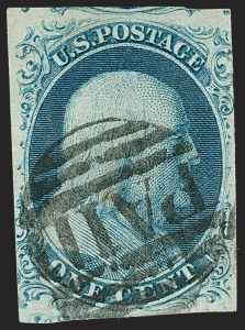 Sale 1230, Lot 1719, 1851-56 Issue (Scott 5-17)