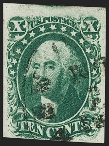 Sale 1230, Lot 1725, 1851-56 Issue (Scott 5-17)