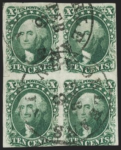 Sale 1230, Lot 1726, 1851-56 Issue (Scott 5-17)