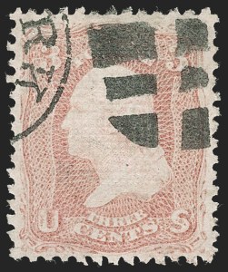 Sale 1230, Lot 1798, 1867-68 Grilled Issue and 1875 Re-Issue (Scott 79-111)