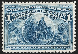 Sale Number 1230, Lot Number 1889, 1893 Columbian Issue (Scott 230-245) Sale Number 1230, Lot Number 1889, 1893 Columbian Issue (Scott 230-245)