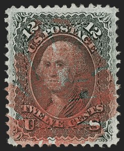 Sale 1231, Lot 108, 1867-68 Grilled Issue (Scott 79-101)