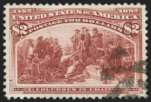 Sale Number 1231, Lot Number 183, 1893 Columbian Issue (Scott 230-245) Sale Number 1231, Lot Number 183, 1893 Columbian Issue (Scott 230-245)