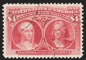 Sale Number 1231, Lot Number 186, 1893 Columbian Issue (Scott 230-245) Sale Number 1231, Lot Number 186, 1893 Columbian Issue (Scott 230-245)
