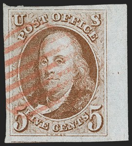 Sale 1231, Lot 2, 1847 Issue and 1875 Reproduction (Scott 1-4)