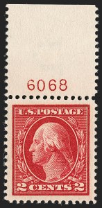 Sale 1231, Lot 316, 1912-14 Washington-Franklin Issue (Scott 405-423)