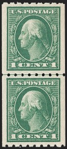 Sale 1231, Lot 318, 1912-14 Washington-Franklin Issue (Scott 405-423)