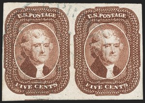 Sale 1231, Lot 32, 1851-56 Issue (Scott 5-17)
