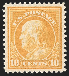 Sale 1231, Lot 325, 1912-14 Washington-Franklin Issue (Scott 405-423)