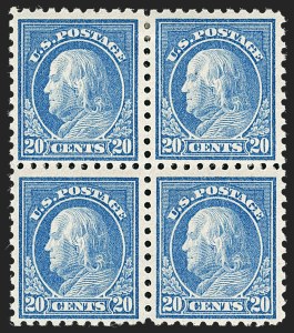 Sale 1231, Lot 350, 1913-15 Washington-Franklin Issues (Scott 424-461)