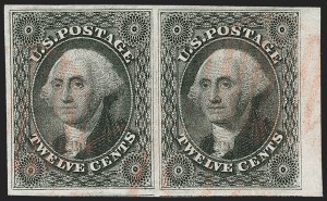Sale 1231, Lot 43, 1851-56 Issue (Scott 5-17)