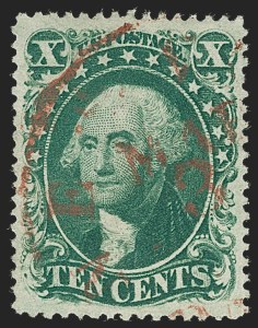 Sale 1231, Lot 67, 1857-60 Issue and 1875 Reprint (Scott 18-47)