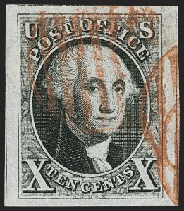 Sale Number 1231, Lot Number 7, 1847 Issue and 1875 Reproduction (Scott 1-4) Sale Number 1231, Lot Number 7, 1847 Issue and 1875 Reproduction (Scott 1-4)