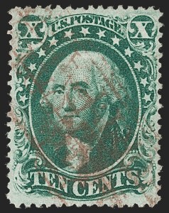 Sale 1231, Lot 70, 1857-60 Issue and 1875 Reprint (Scott 18-47)