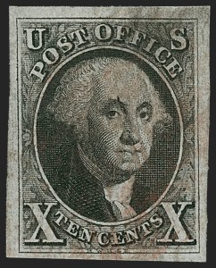 Sale 1232, Lot 1065, 1847 Issue and 1875 Reproduction (Scott 1-4)
