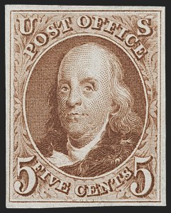 Sale 1232, Lot 1066, 1847 Issue and 1875 Reproduction (Scott 1-4)