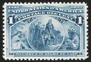 Sale Number 1232, Lot Number 1152, 1893 Columbian Issue (Scott 230-245) Sale Number 1232, Lot Number 1152, 1893 Columbian Issue (Scott 230-245)