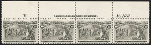 Sale 1232, Lot 1163, 1893 Columbian Issue (Scott 230-245)