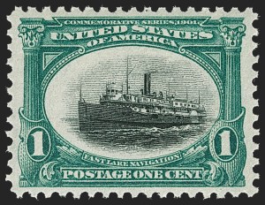 Sale Number 1232, Lot Number 1221, 1901 Pan-American Issue (Scott 294-299)