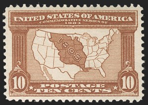 Sale 1232, Lot 1243, 1904 Louisiana Purchase, 1907 Jamestown Issues (Scott 323-330)