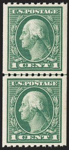 Sale 1232, Lot 1306, 1912-15 Washington-Franklin Issues (Scott 405-461)