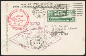 Sale 1232, Lot 1650, 1893 and Later Issues, 65c-$2.60 Graf Zeppelin (C13-C15) Sale 1232, Lot 1650, 1893 and Later Issues