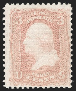 Sale 1234, Lot 112, 1867-68 Grilled Issue and 1875 Re-Issue of 1861-66 Issue (Scott 81-111)