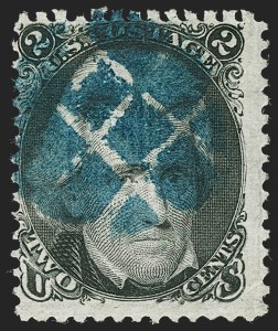 Sale 1234, Lot 113, 1867-68 Grilled Issue and 1875 Re-Issue of 1861-66 Issue (Scott 81-111)