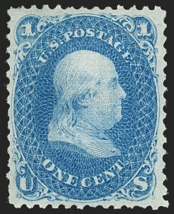 Sale 1234, Lot 121, 1867-68 Grilled Issue and 1875 Re-Issue of 1861-66 Issue (Scott 81-111)