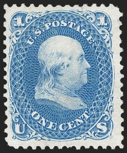 Sale 1234, Lot 132, 1867-68 Grilled Issue and 1875 Re-Issue of 1861-66 Issue (Scott 81-111)