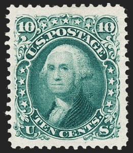 Sale 1234, Lot 132, 1867-68 Grilled Issue and 1875 Re-Issue of 1861-66 Issue (Scott 81-111)
