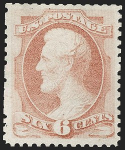 Sale 1234, Lot 180, 1875 Continental Bank Note Co. Hard Paper Special Printing (Scott 167-181)